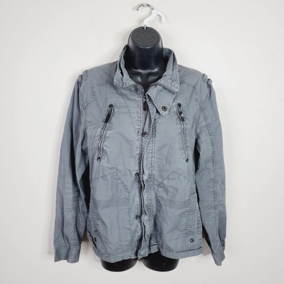 Burton London Y2K 2000s Aviator Military Urban Street Vintage Utility Jacket S - Picture 1 of 12